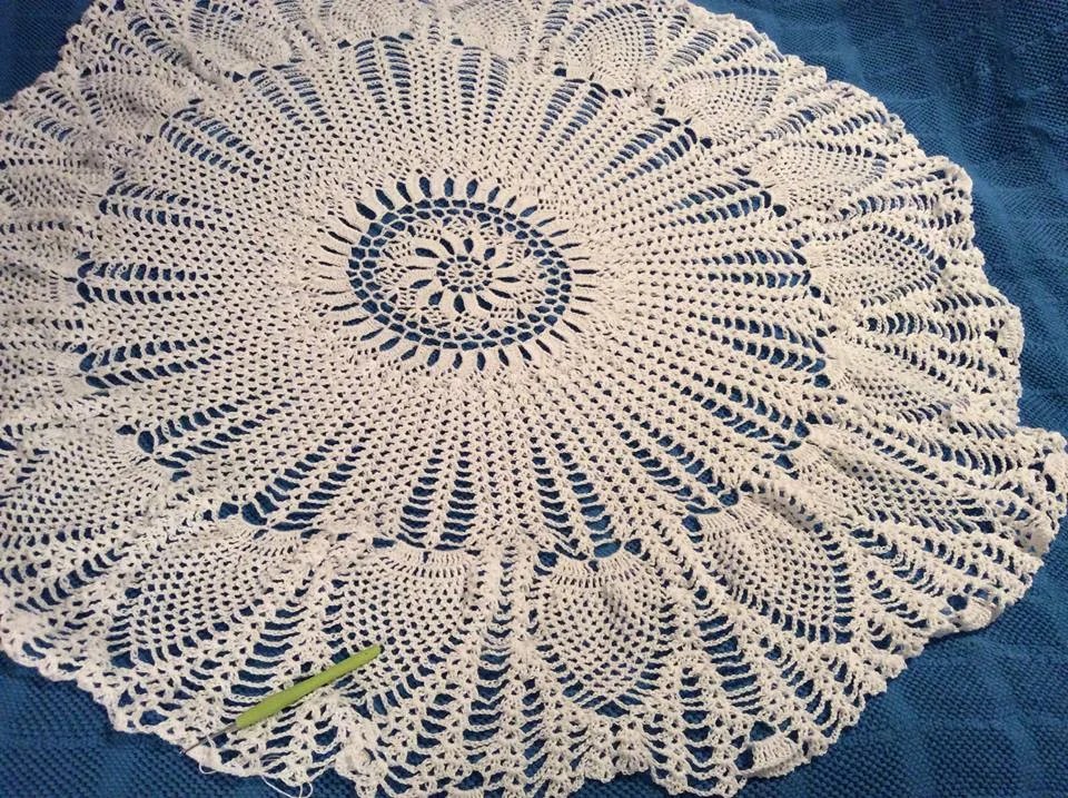 thru row 51 of 65  pineapple shawl..webp